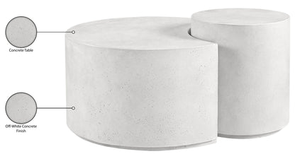 Imperia - Concrete Indoor / Outdoor Coffee Table - White