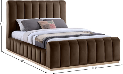 Amara - Velvet Bed