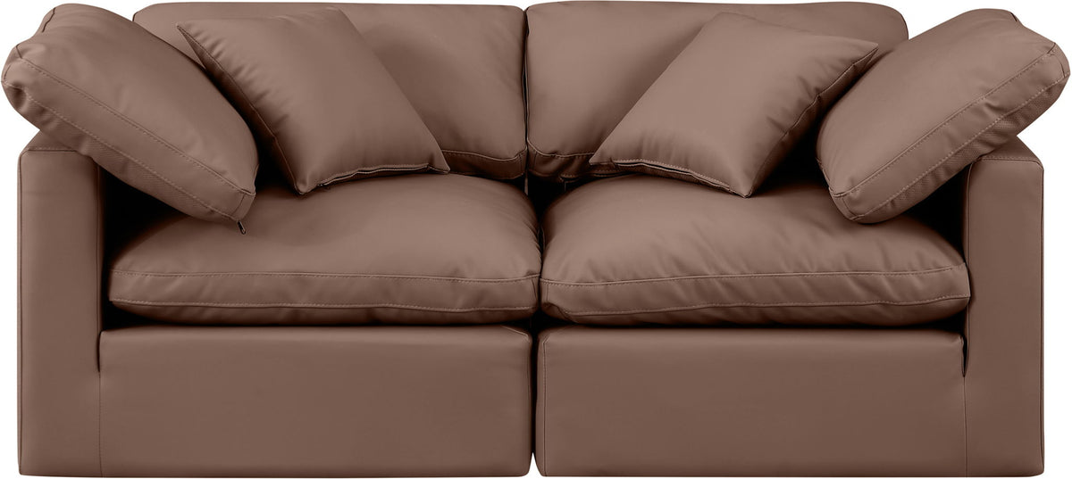 Indulge - Faux Leather 2 Seat Modular Sofa
