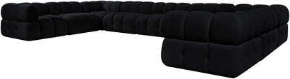 Orin - Velvet Performance Fabric Upholstered 9 Piece Sectional