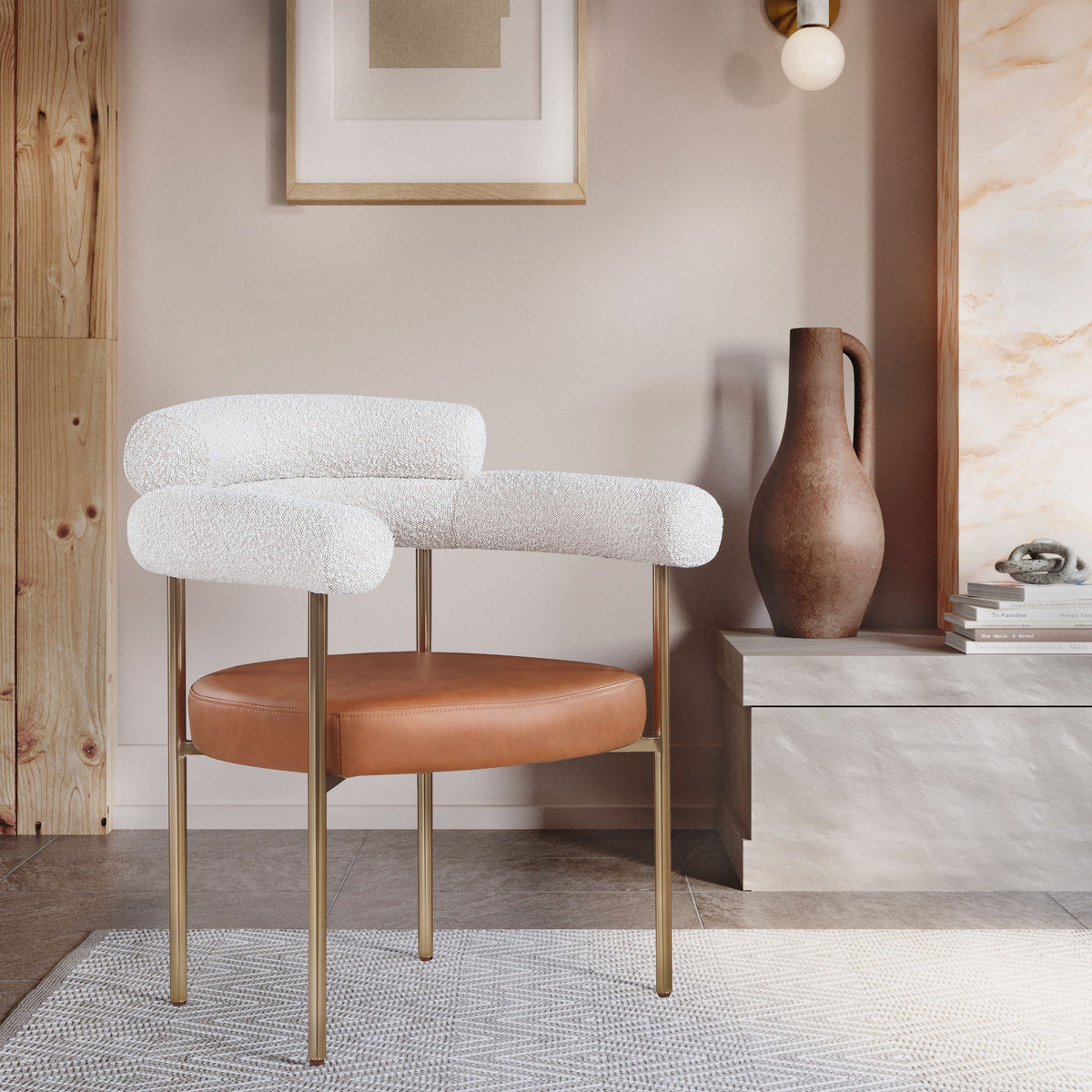 Blake - Dining Chair With Bronze Legs (Set of 2)