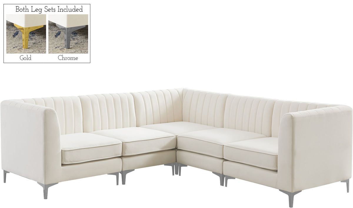 Alina - 5 Piece Modular Corner Sectional