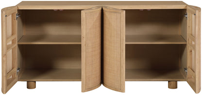 Norin - Solid Wood And Oak Veneer Sideboard/Buffet