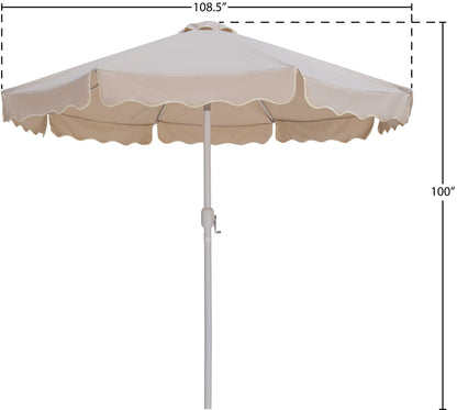 Amalfi - Patio Umbrella - White Pole