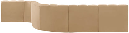 Arc - Velvet 7 Piece Modular Sofa
