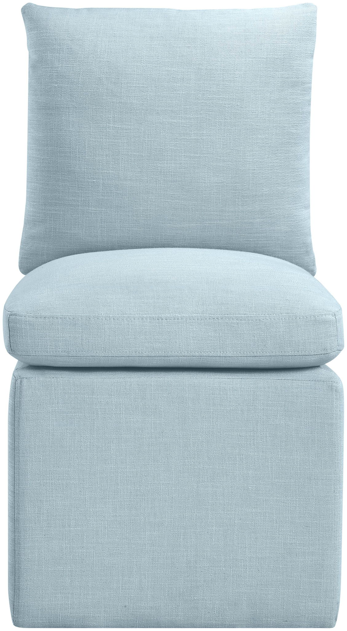Nelori - Linen Textured Performance Fabric Upholstered Dining Chair (Set of 2)