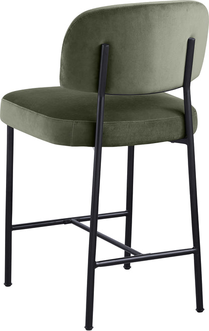 Zarelle - Performance Fabric Upholstered Counter Stool (Set of 2)