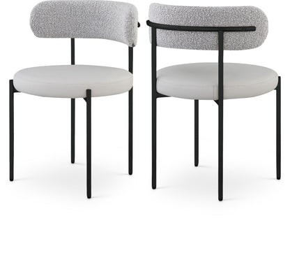 Beacon - Faux Leather Dining Chair With Black Legs (Set of 2)