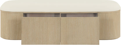 Velden - Upholstered Storage Bench With Stained Natural Base