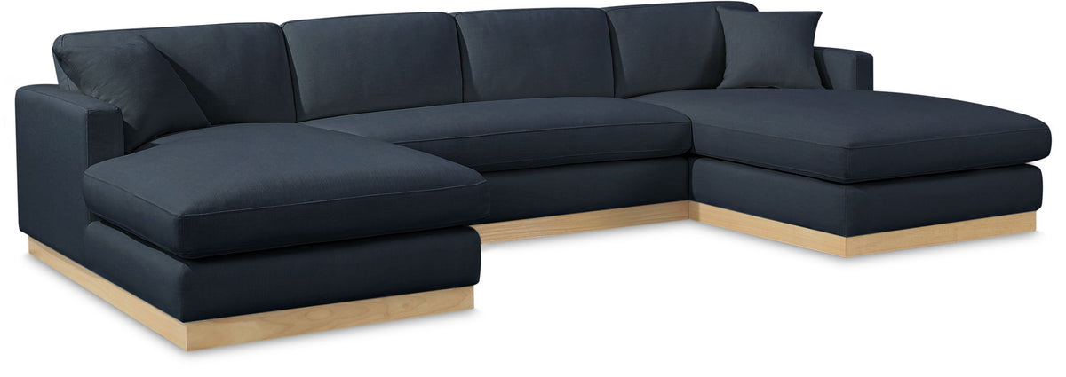 Johanna - 3 Piece Sectional - Natural Base