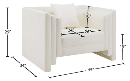 Everett - Vegan Leather Upholstered Chair
