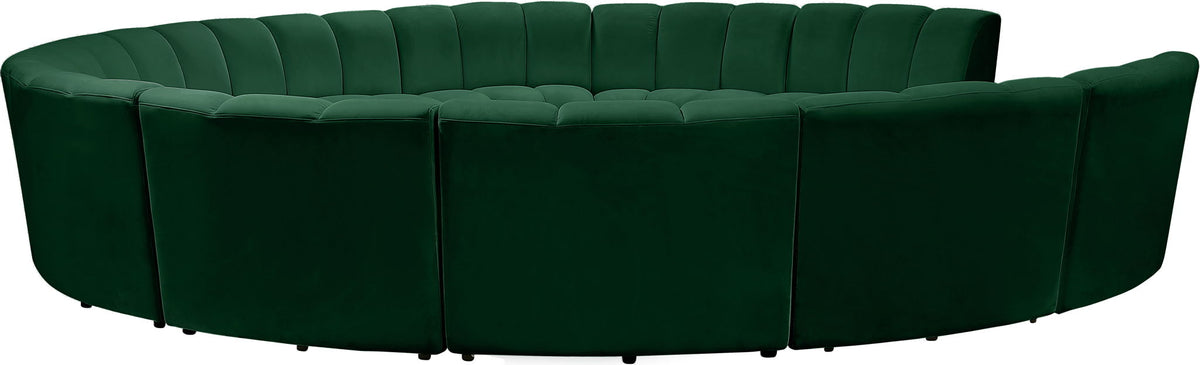 Infinity - 11 Piece Velvet Modular Sectional