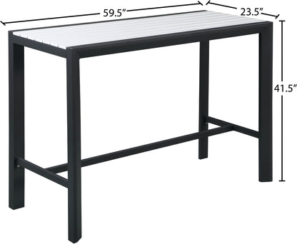 Nizuc - Outdoor Patio Rectangle Bar Table