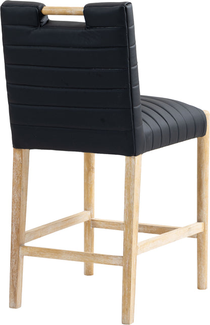 Aimee - Counter Stool - Light Brown Legs