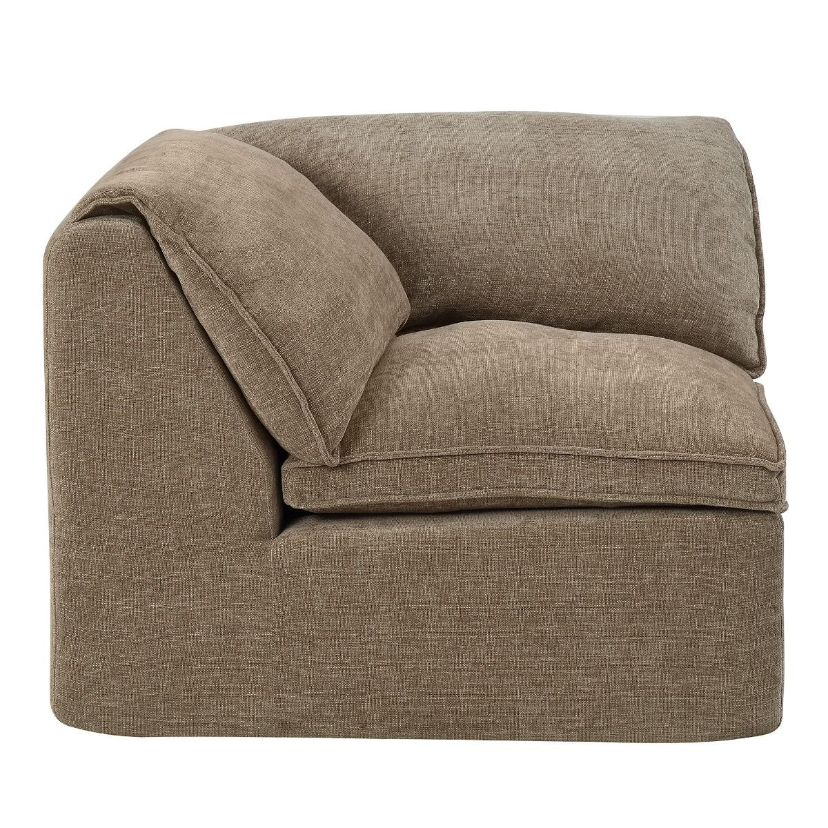 Almano - Modular Wedge - Light Brown Chenille
