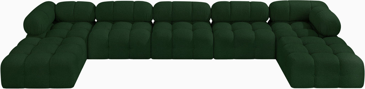 Ames - 7 Piece Fabric Modular U-Shaped Sectional