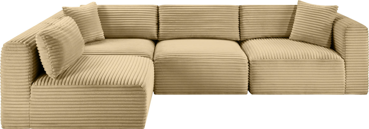 Shaggy - 4 Piece Modular Sectional