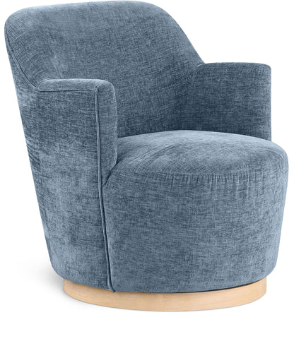 Clarita - Chenille Swivel Accent Chair