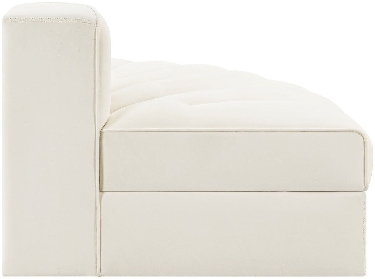 Rummi - Velvet Performance Fabric Upholstered Modular Chair