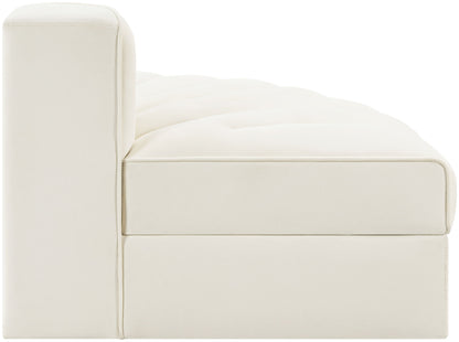 Rummi - Velvet Performance Fabric Upholstered Modular Chair