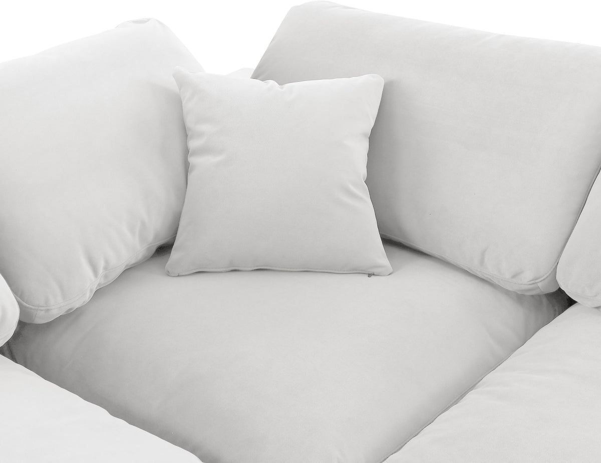 Comfy - 4 Piece Velvet Modular Sectional