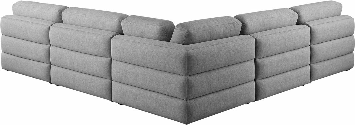 Beckham - 5 Piece Modular Corner Armless Sectional