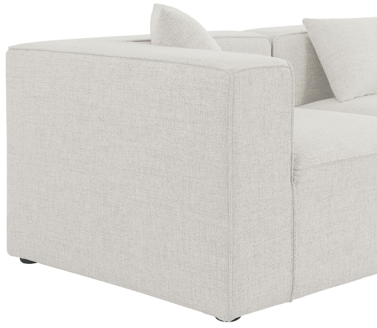 Cube - Linen 4 Piece Modular Corner Sectional