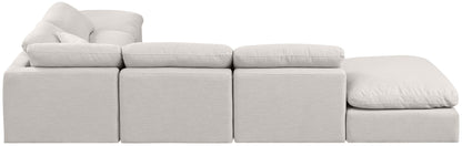 Indulge - Linen 6 Piece Modular Armless Sectional