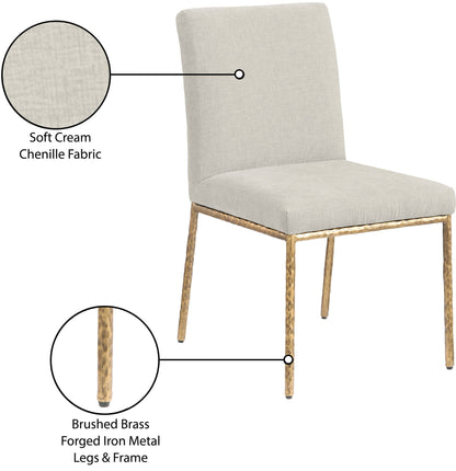 Reeves - Dining Side Chair (Set of 2) - Gold Base