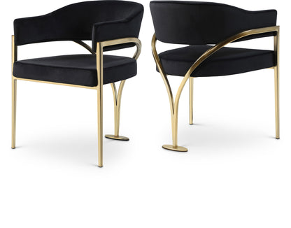 Madelyn - Dining Chair (Set of 2) - Brushed Brass