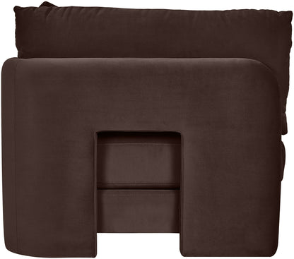 Hammond - Velvet Performance Fabric Upholstered Corner Chair