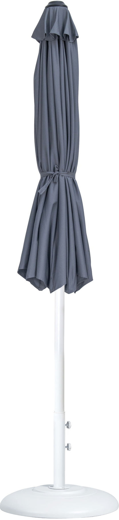 Fiji - Aluminum Patio Umbrella With Round White Base