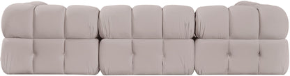 Orin - Fabric Velvet 4 Piece Modular Sectional