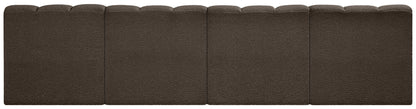 Arc - Boucle Fabric 4 Seats Modular Sofa