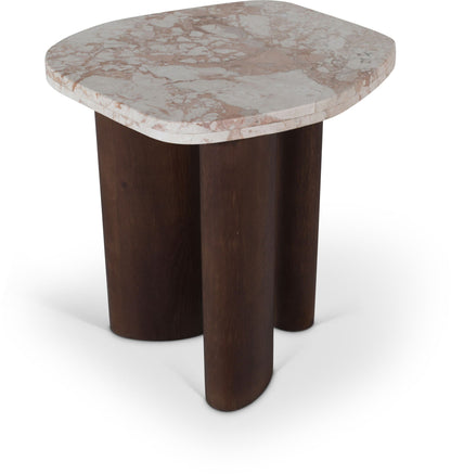 Puglia - Marble Top And Oak Wood Base Table