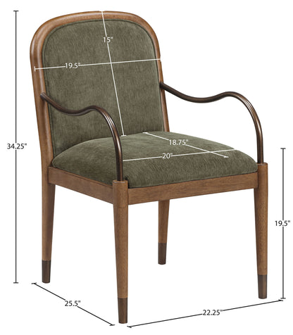 Cambria - Fabric Upholstered Dining Arm Chair