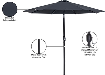 Fiji - Patio Umbrella With Black Pole