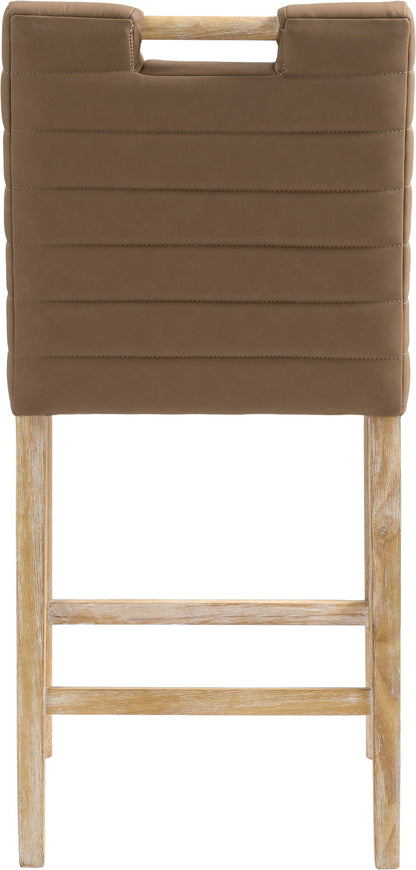Aimee - Counter Stool - Light Brown Legs