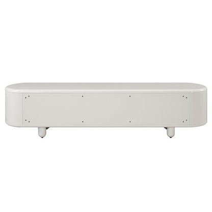 Keely - TV Stand - White High Gloss