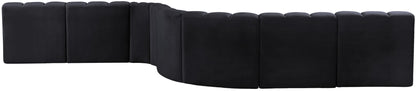 Arc - Velvet 8 Piece Curved Modular Sofa