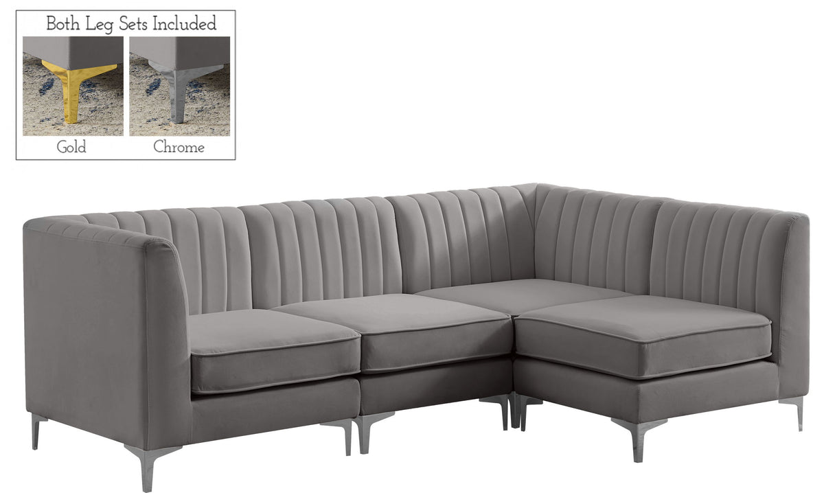 Alina - 4 Piece Modular L-Shaped Sectional
