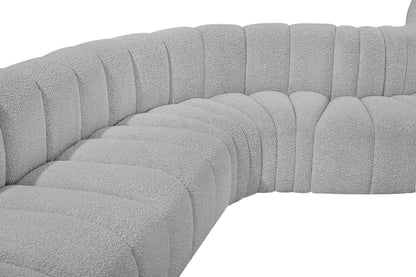 Arc - Boucle Fabric 7 Piece Modular Sofa