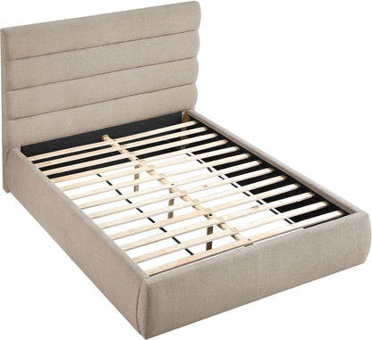 Adam - Linen Fabric Bed With 52" Headboard