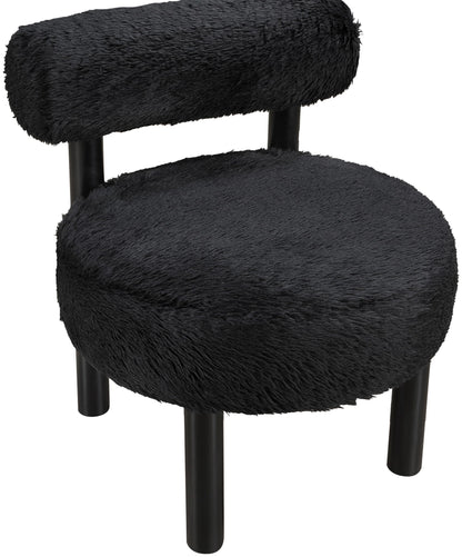 Ambre - Vegan Shearling Fabric Upholstered Accent Chair