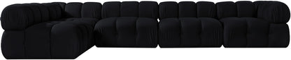 Orin - Velvet 5 Piece Modular Sectional