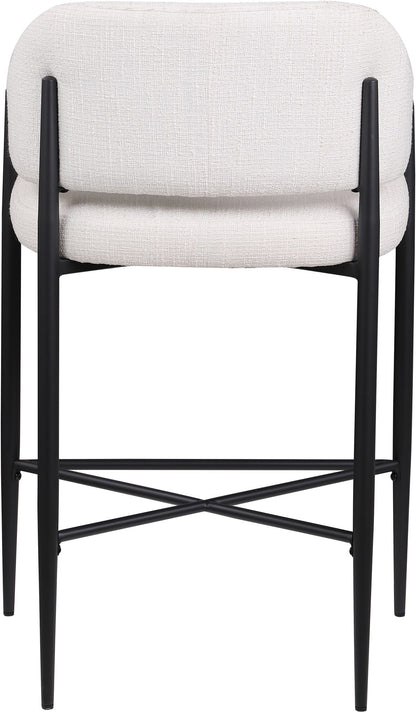 Dame - Fabric Upholstered Counter Stool (Set of 2)