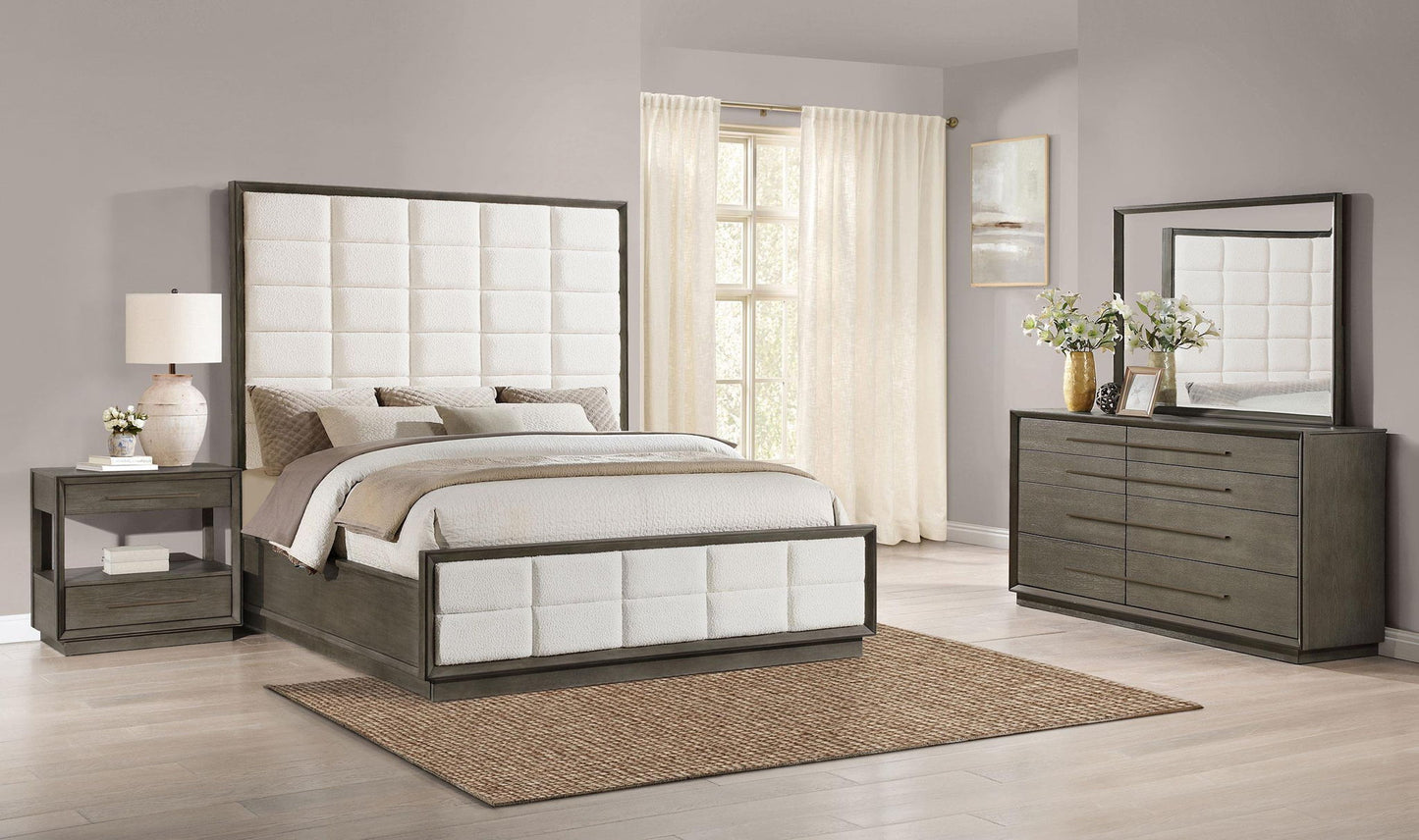 Durango 4-piece Eastern King Bedroom Set Taupe Oak