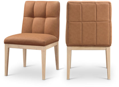 Adrian - Dining Side Chair (Set of 2) - Light Brown Legs
