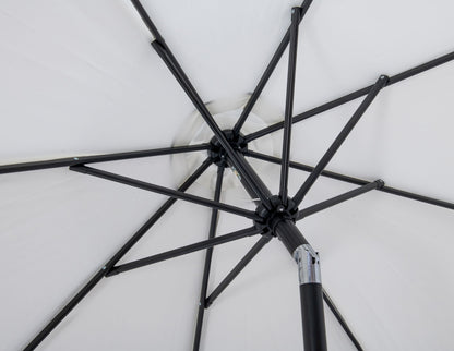 Amalfi - Patio Umbrella - White Base / Black Pole