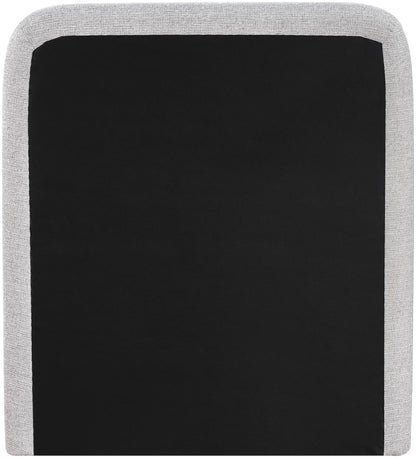 Fira - Linen Textured Fabric Upholstered Bed